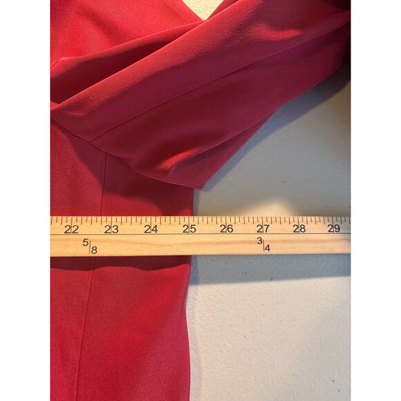 L.L. Bean Trench Coat Jacket Womens Size XL Double Breasted Plaid Lining Pockets - Picture 8 of 14